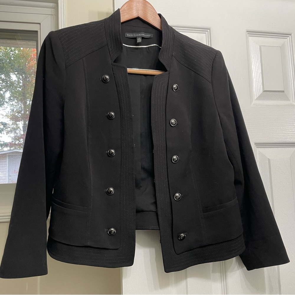White House Black Market Black Blazer